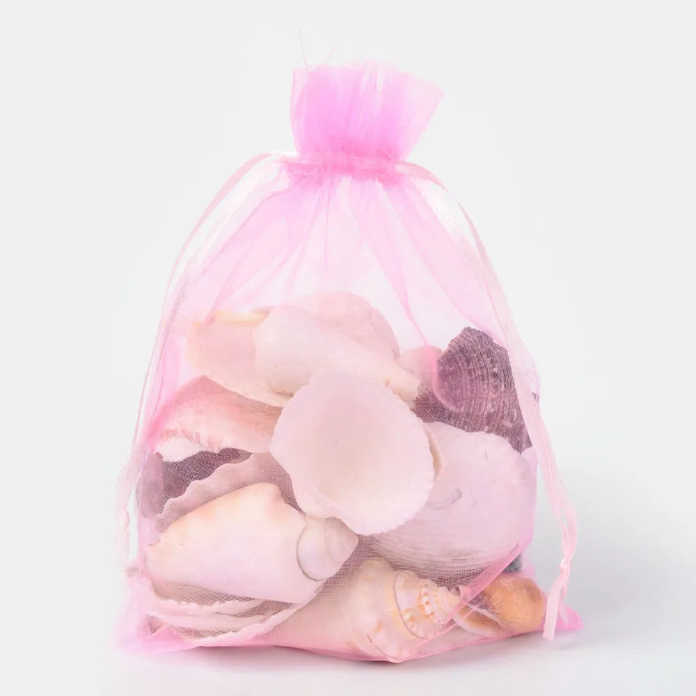 100 pc Organza Gift Bags with Drawstring, Jewelry Pouches, Wedding Party Christmas Favor Gift Bags, Red, 18x13cm