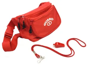 Adoretex Guard Fanny Pack Whistle with Lanyard Equipment Set -WBS-001