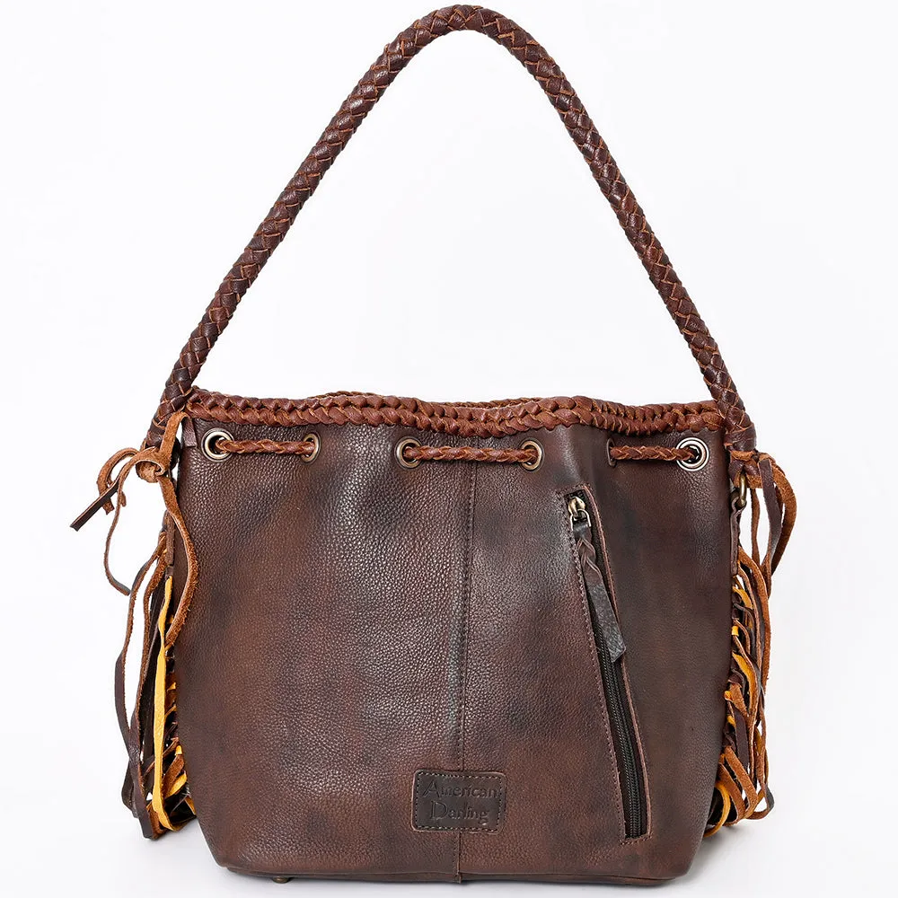 American Darling Bucket Genuine Leather Women Bag Western Handbag Purse
