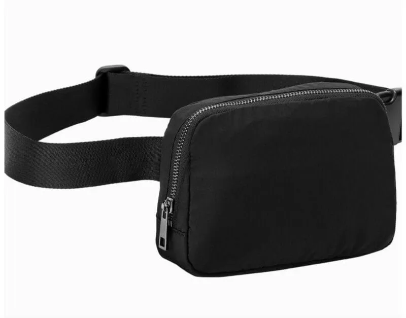 Beige Fashionable Waist Bag with Adjustable Strap