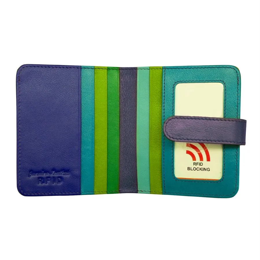 Bi-fold Credit Card Wallet - Cool Tropics