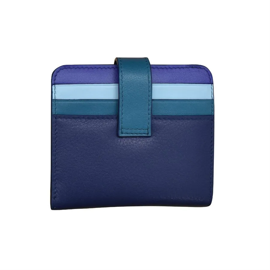 Bi-fold Credit Card Wallet - Denim Multi