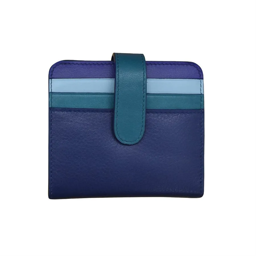 Bi-fold Credit Card Wallet - Denim Multi