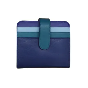 Bi-fold Credit Card Wallet - Denim Multi
