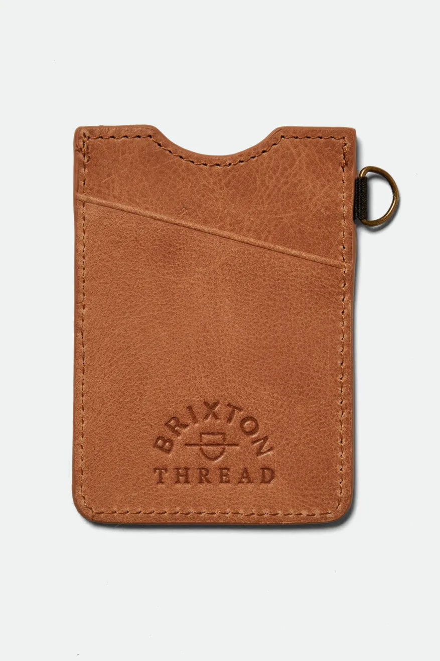 Brixton x Thread Card Holder - Cream/Joe Blue