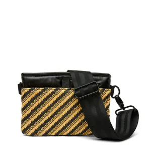 BUM BAG CROSSBODY BLACK STRIPE