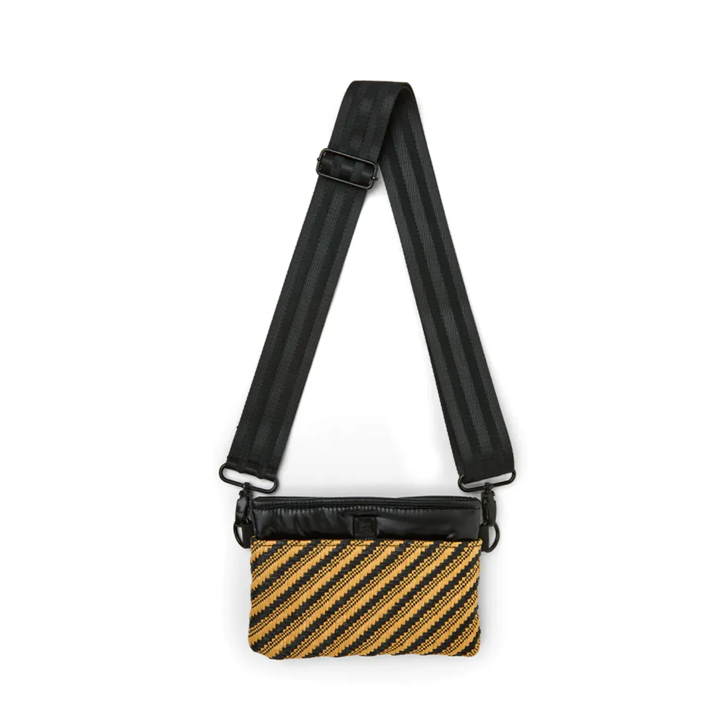 BUM BAG CROSSBODY BLACK STRIPE