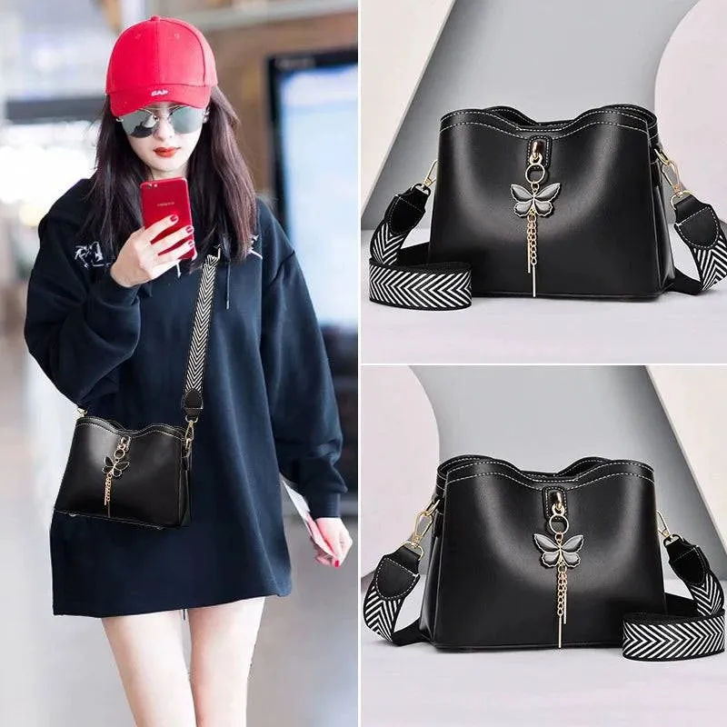 Butterfly Satchel Shoulder Bag