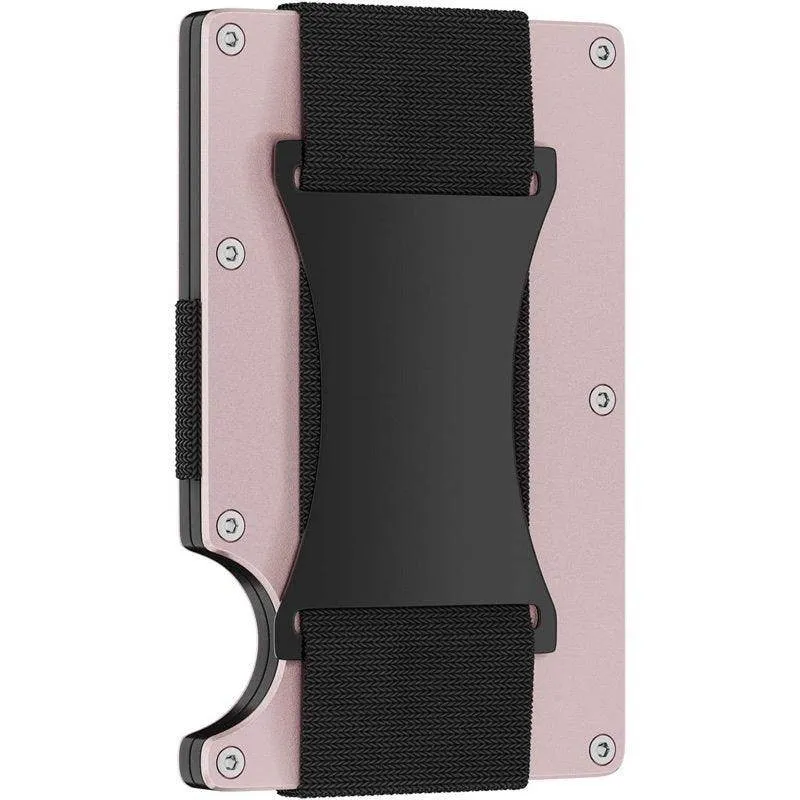 Carbon Fiber Wallet - RFID Blocking Metal Card Holder