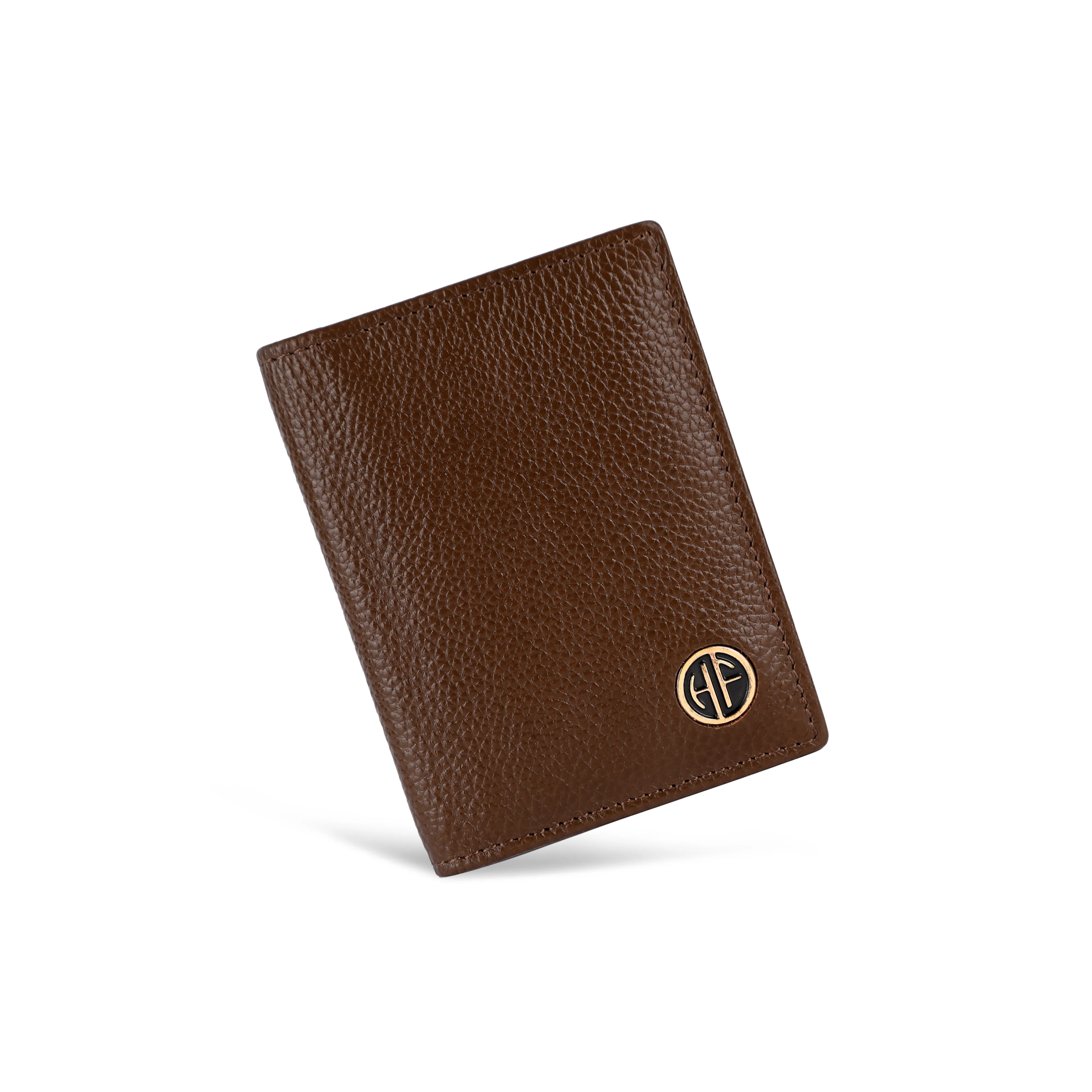 Card Holder Wallet for Men and Women - Genuine Leather - RFID Protected - 6 Slots for ATM Credit/Debit Card