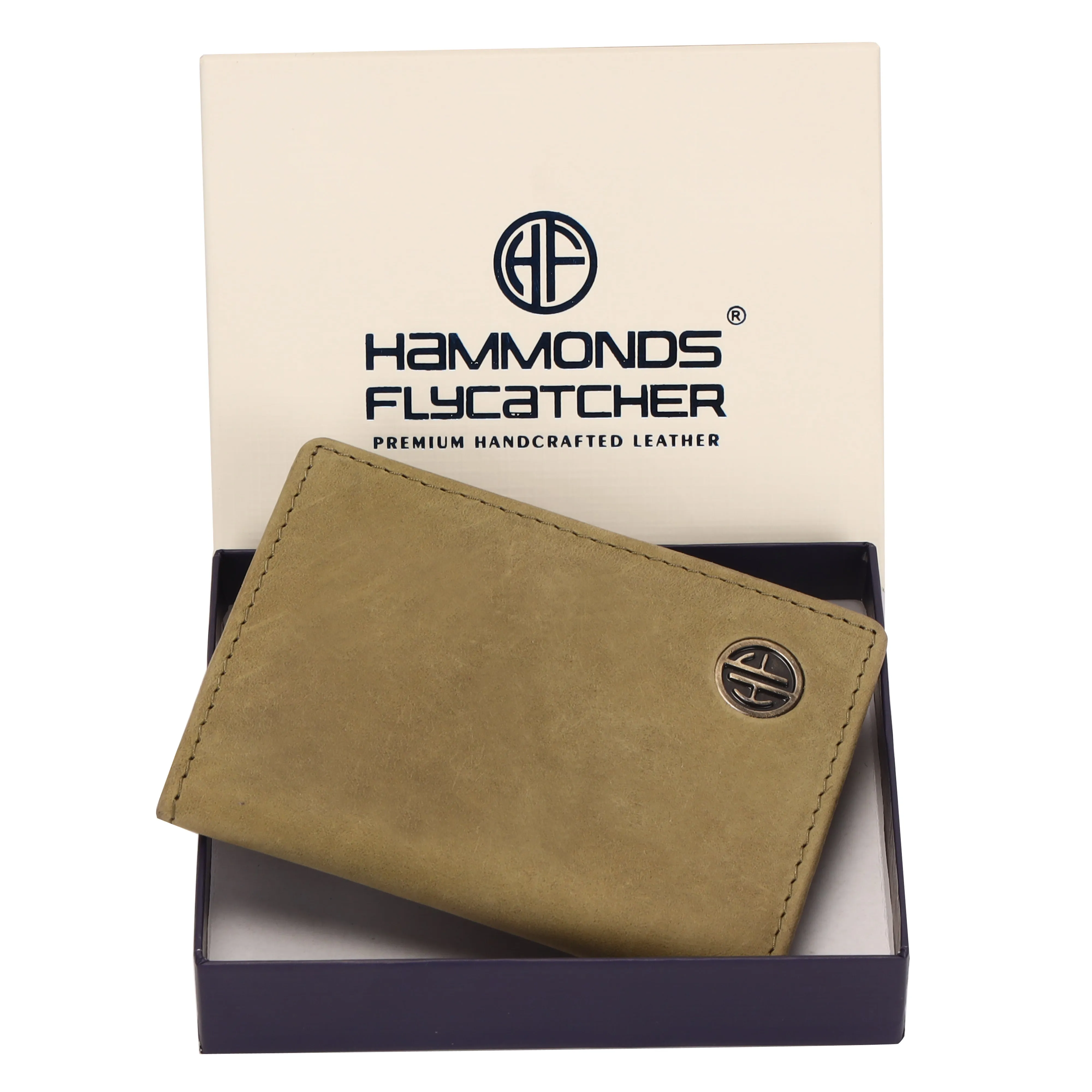 Card Holder Wallet for Men and Women - Genuine Leather - RFID Protected - 6 Slots for ATM Credit/Debit Card