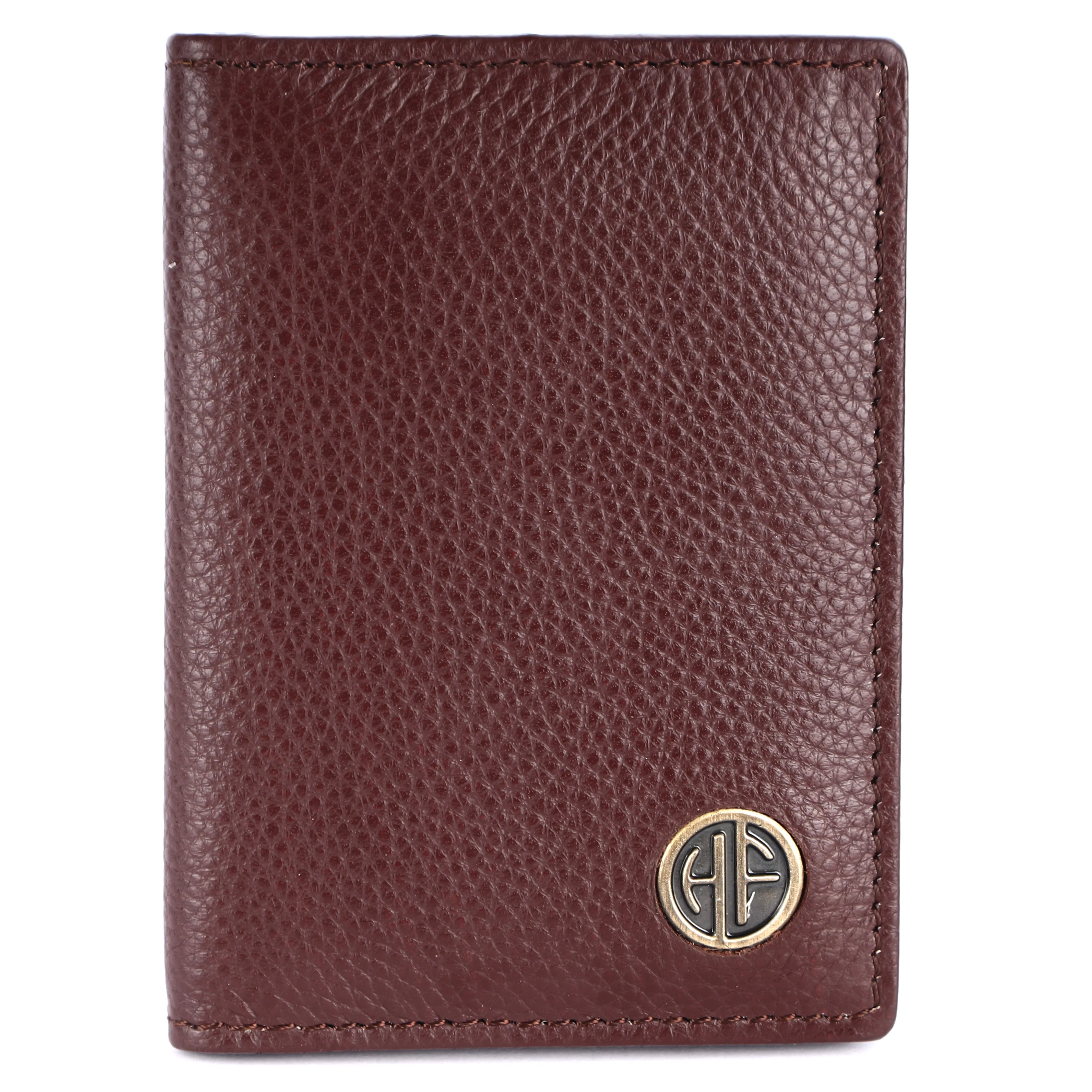 Card Holder Wallet for Men and Women - Genuine Leather - RFID Protected - 6 Slots for ATM Credit/Debit Card