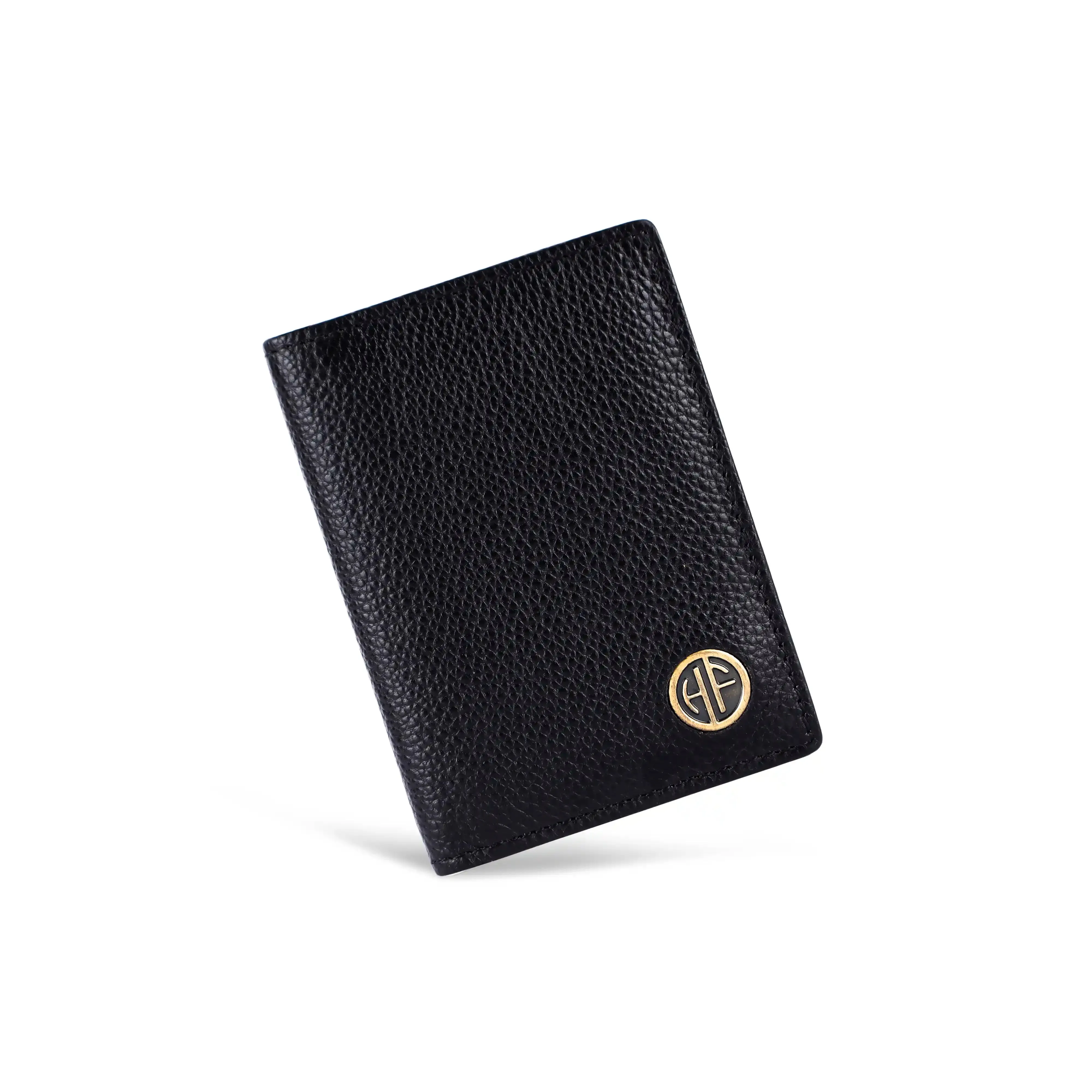 Card Holder Wallet for Men and Women - Genuine Leather - RFID Protected - 6 Slots for ATM Credit/Debit Card