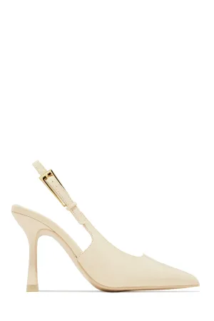 Caroline Slingback Pumps - Ivory