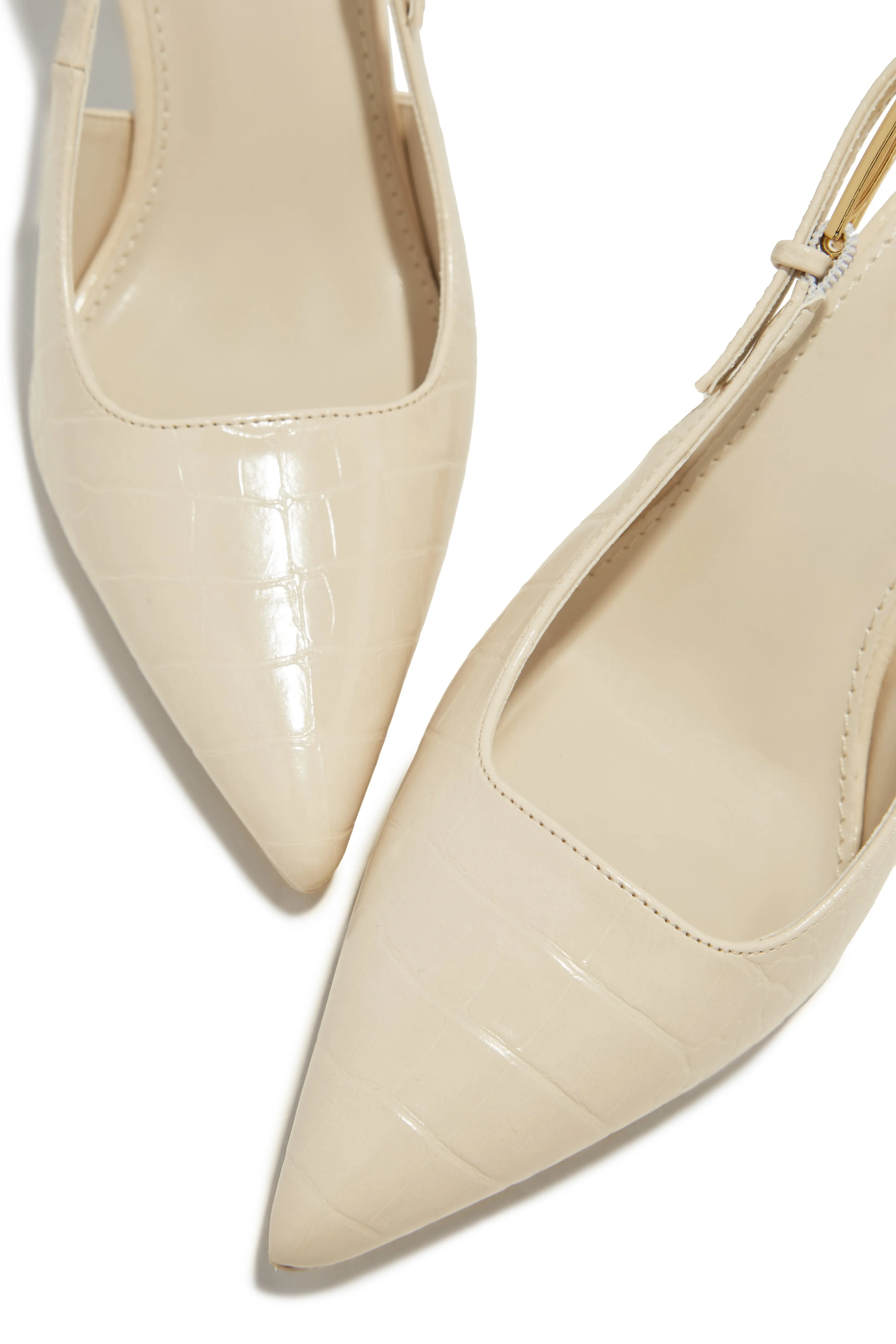 Caroline Slingback Pumps - Ivory