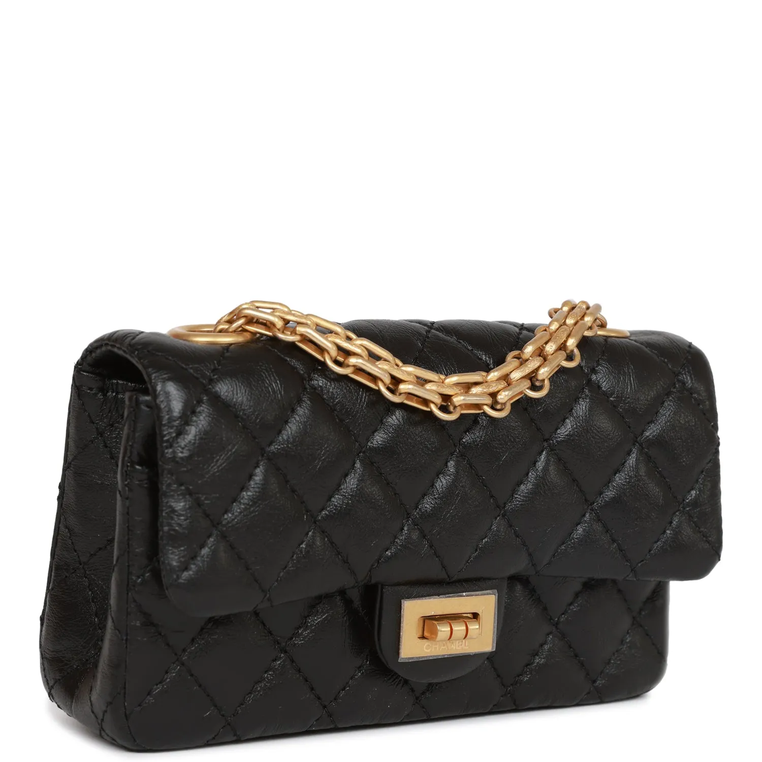 Chanel Success Story Black Lambskin Trunk Set of 4 Mini Bags
