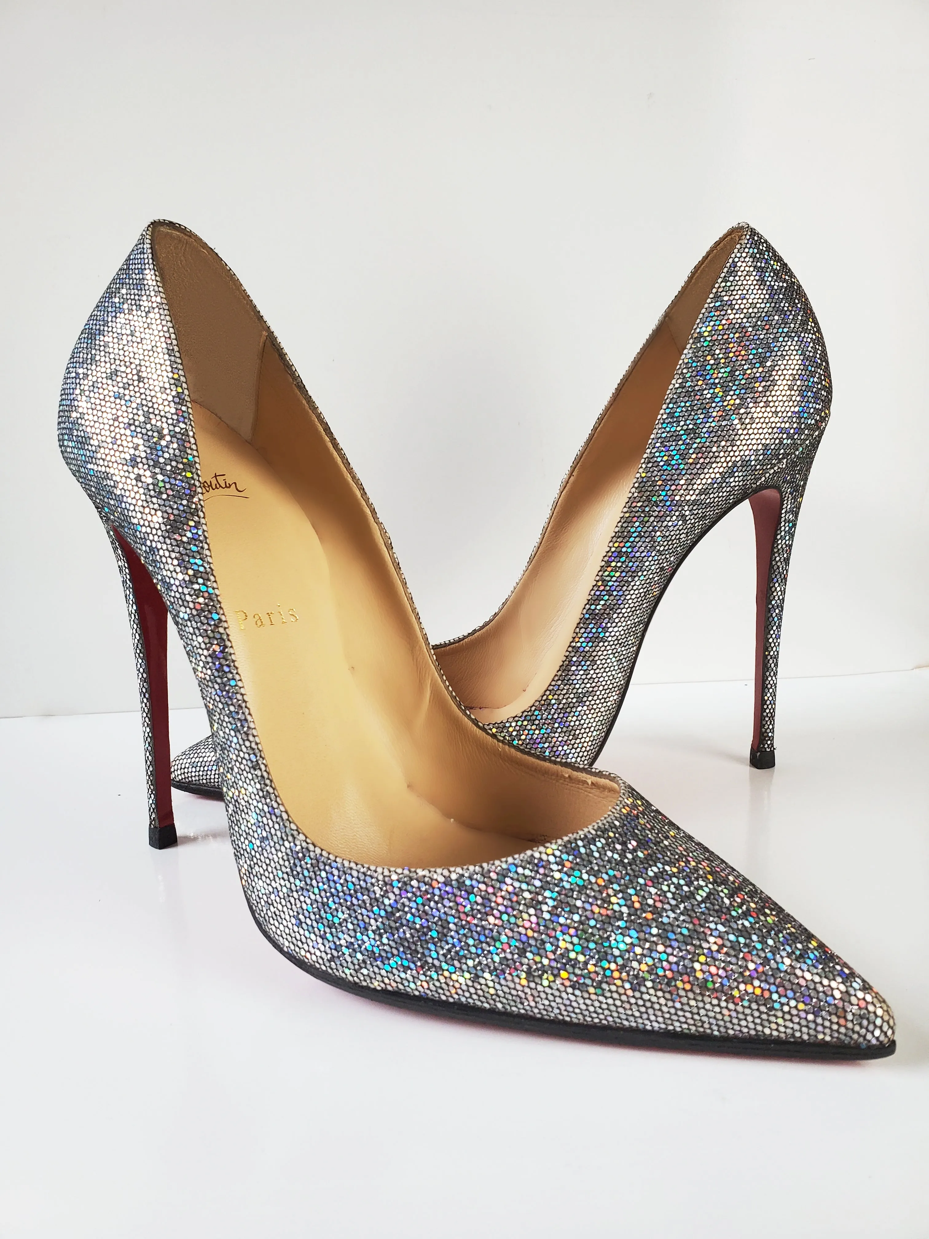 Christian Louboutin Glitter Disco Ball So Kate Pump Size 41 (Fits U.S. sizes 9.5-10)