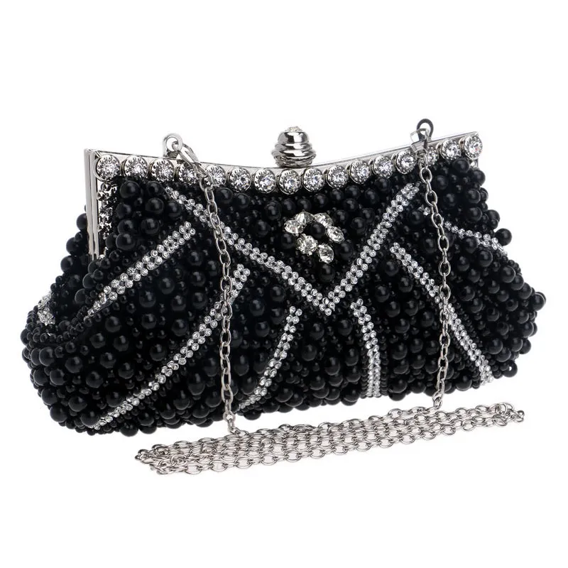 Crystal Beaded Bridal Evening Hand Bags Handmade Diamond crystal   Wedding/Party/Evening bag