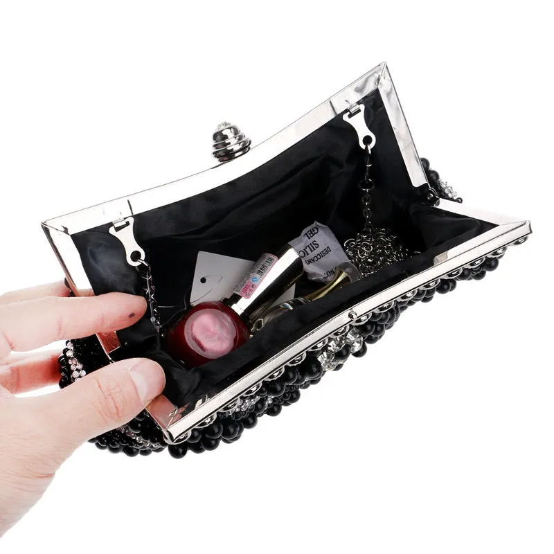 Crystal Beaded Bridal Evening Hand Bags Handmade Diamond crystal   Wedding/Party/Evening bag