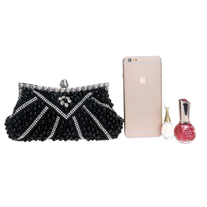 Crystal Beaded Bridal Evening Hand Bags Handmade Diamond crystal   Wedding/Party/Evening bag