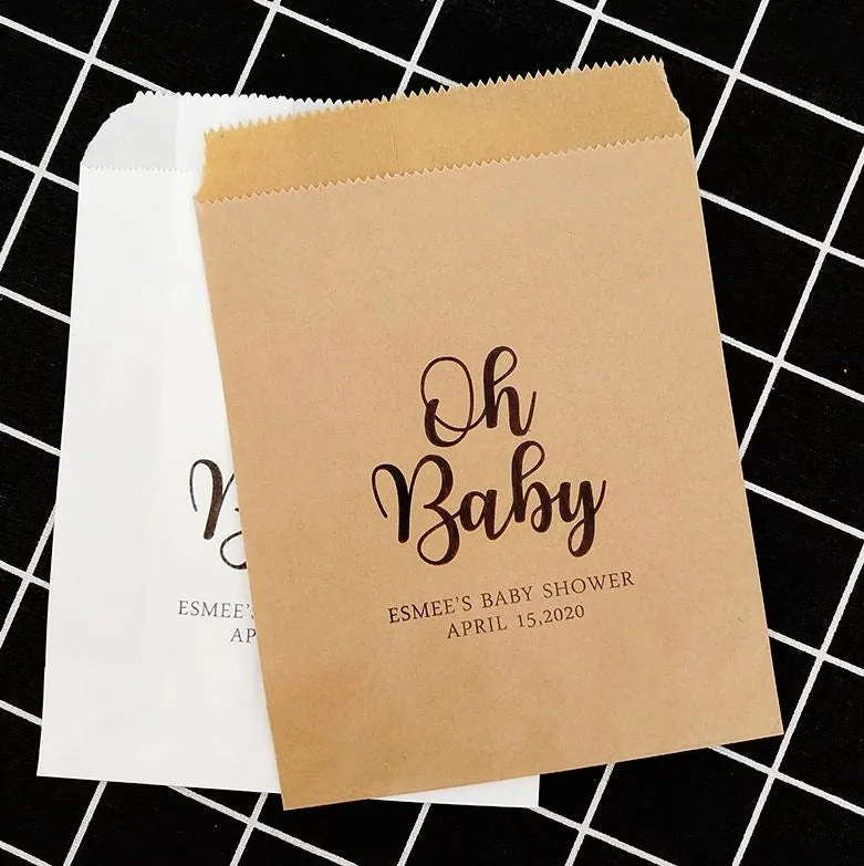 Custom Wedding Favor Bag, Personalized Party Favor Bag, Cookie Bag, Donut Bags, Wedding Candy Bags, Wedding Thank You Bags, Treat Goodie Bag