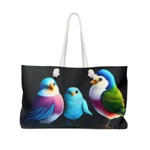 Cute Birds Weekender Bag for Stylish Getaways