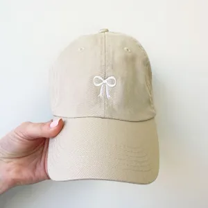 Cute Mini Bow Embroidered Baseball Cap