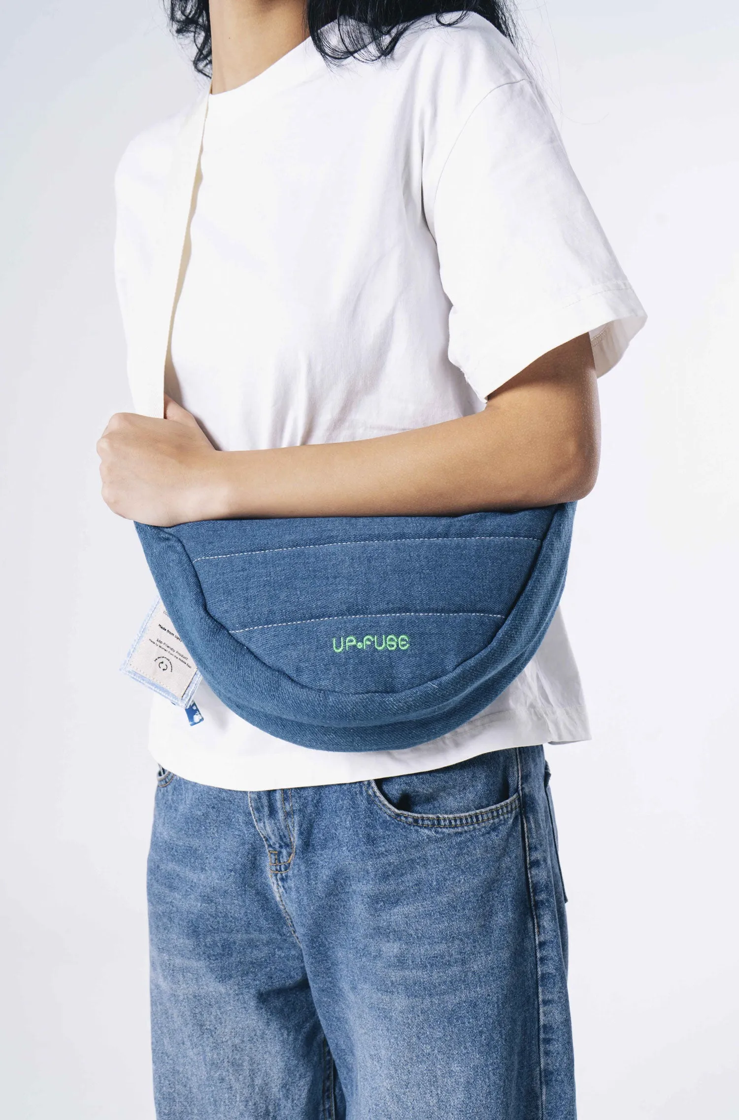 Denim Affair Cross Bag in Blue