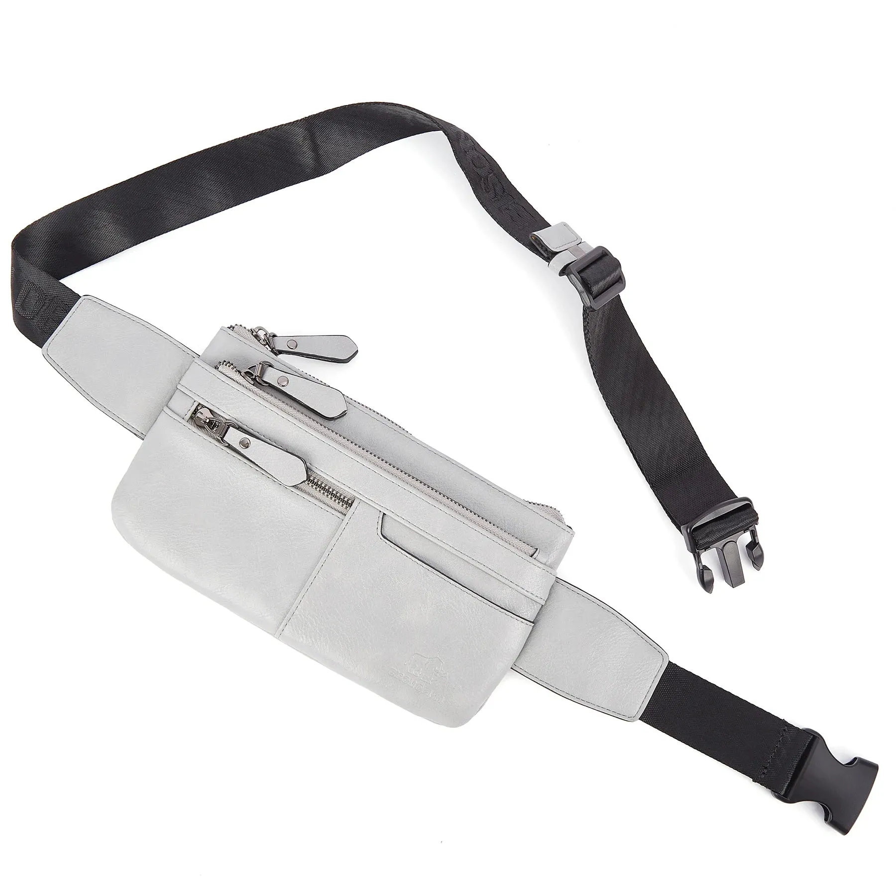 DENIM Leather Waist Bag Cell Phone Bags Men Women Travel Bag