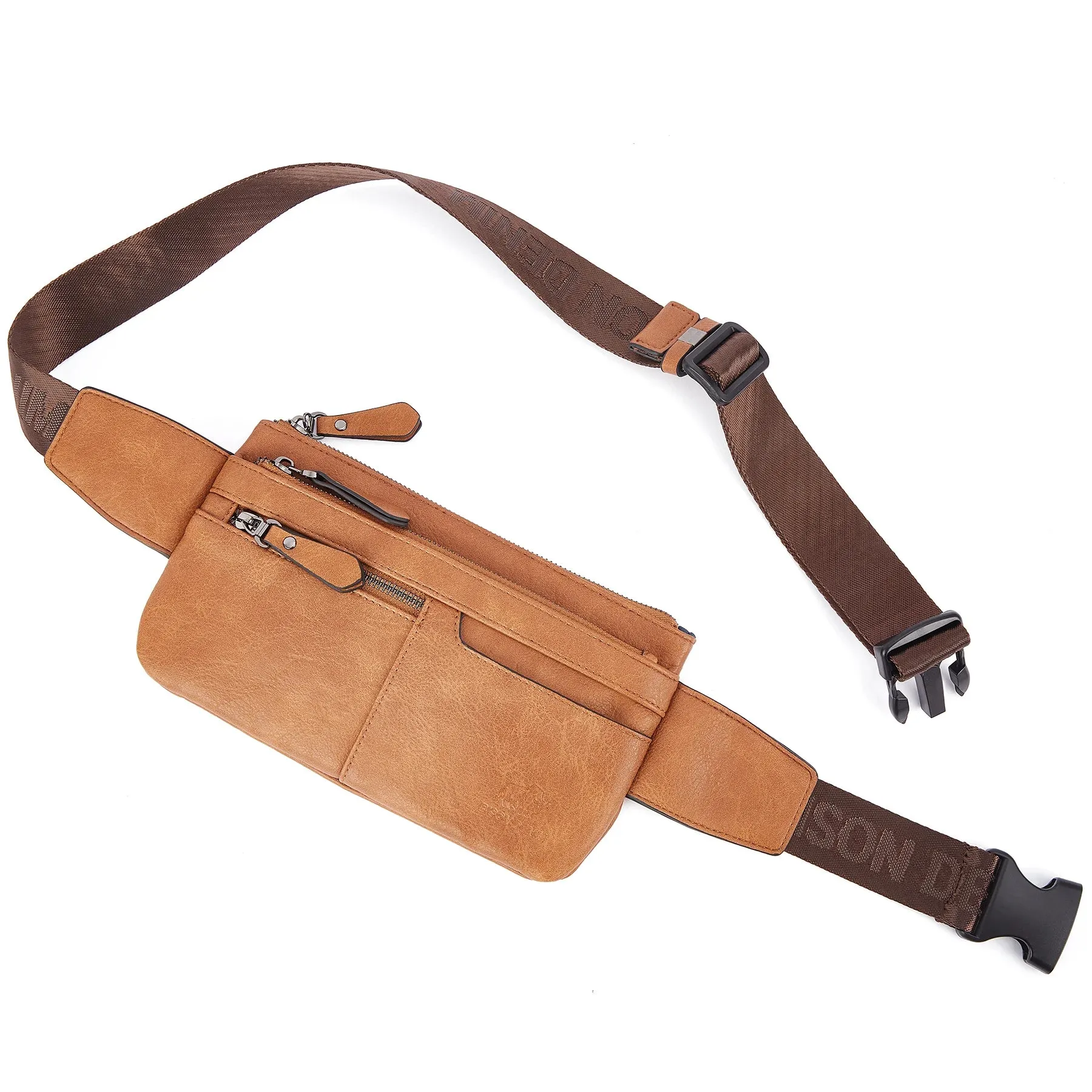 DENIM Leather Waist Bag Cell Phone Bags Men Women Travel Bag