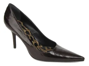 Dolce & Gabbana Brown Eel Pumps