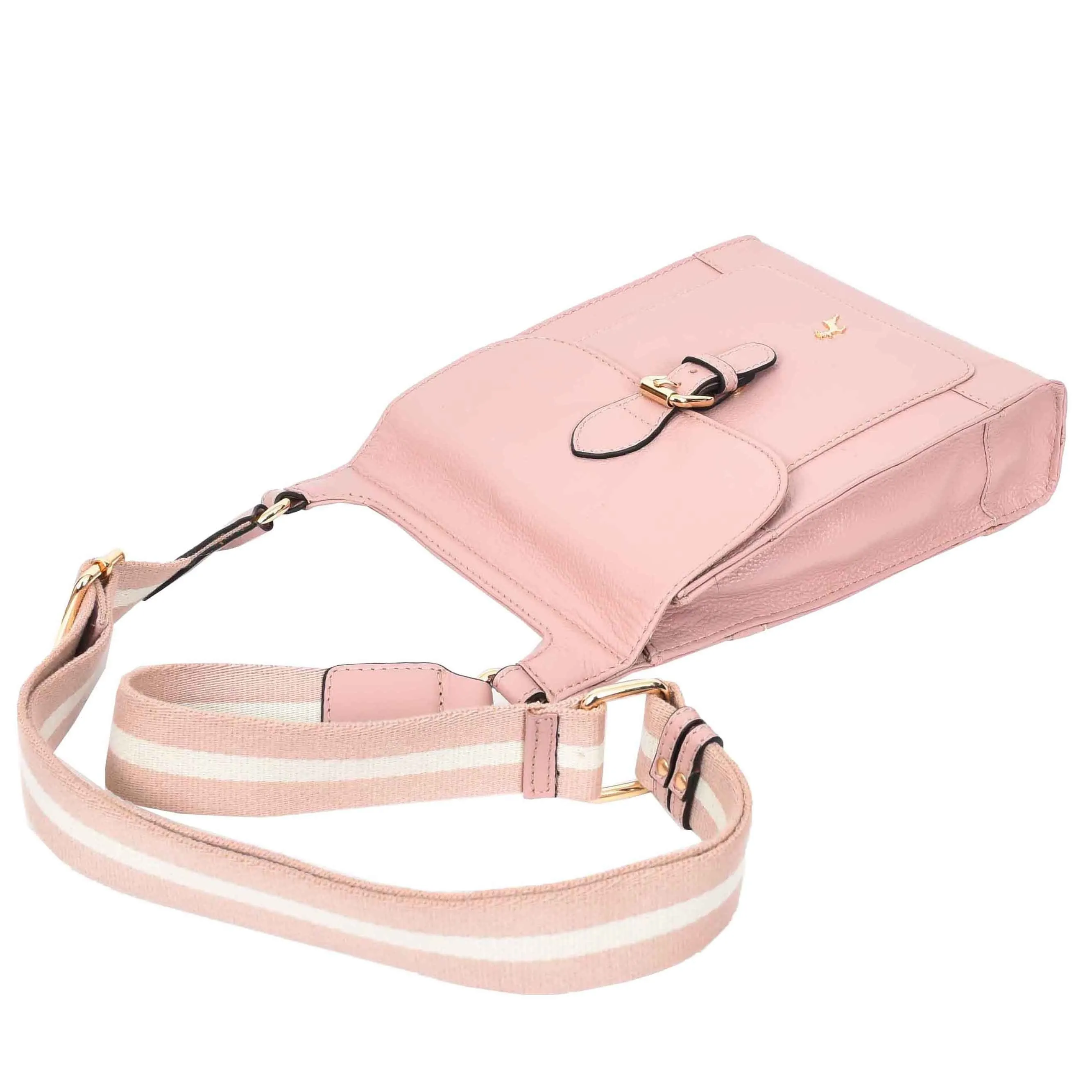 DR685 Ladies Real Leather Travel Messenger Bag Woodrose