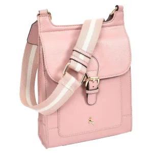 DR685 Ladies Real Leather Travel Messenger Bag Woodrose