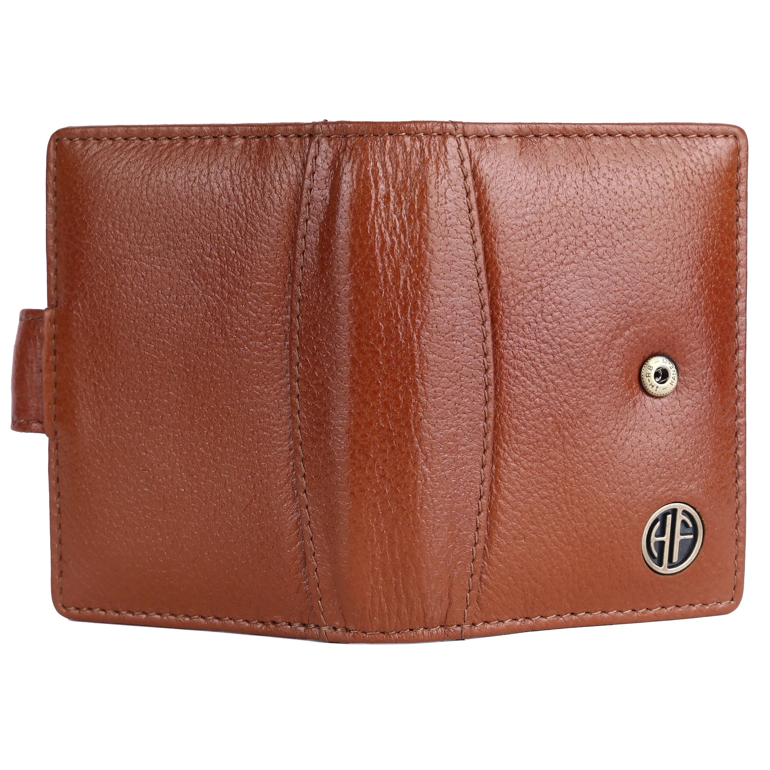Genuine Leather RFID Protected Card Holder Wallet for Men and Women