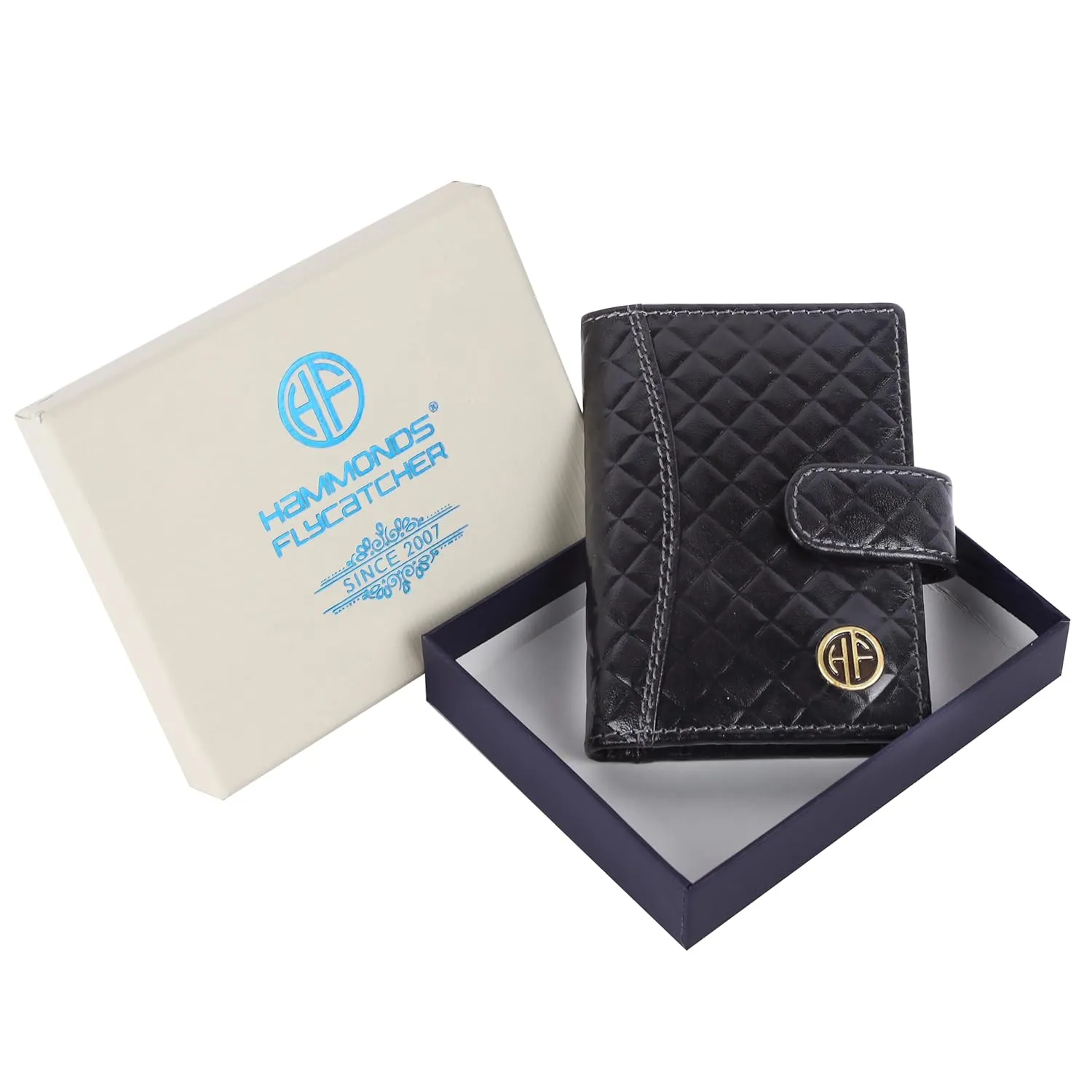 Genuine Leather RFID Protected Card Holder Wallet for Men and Women