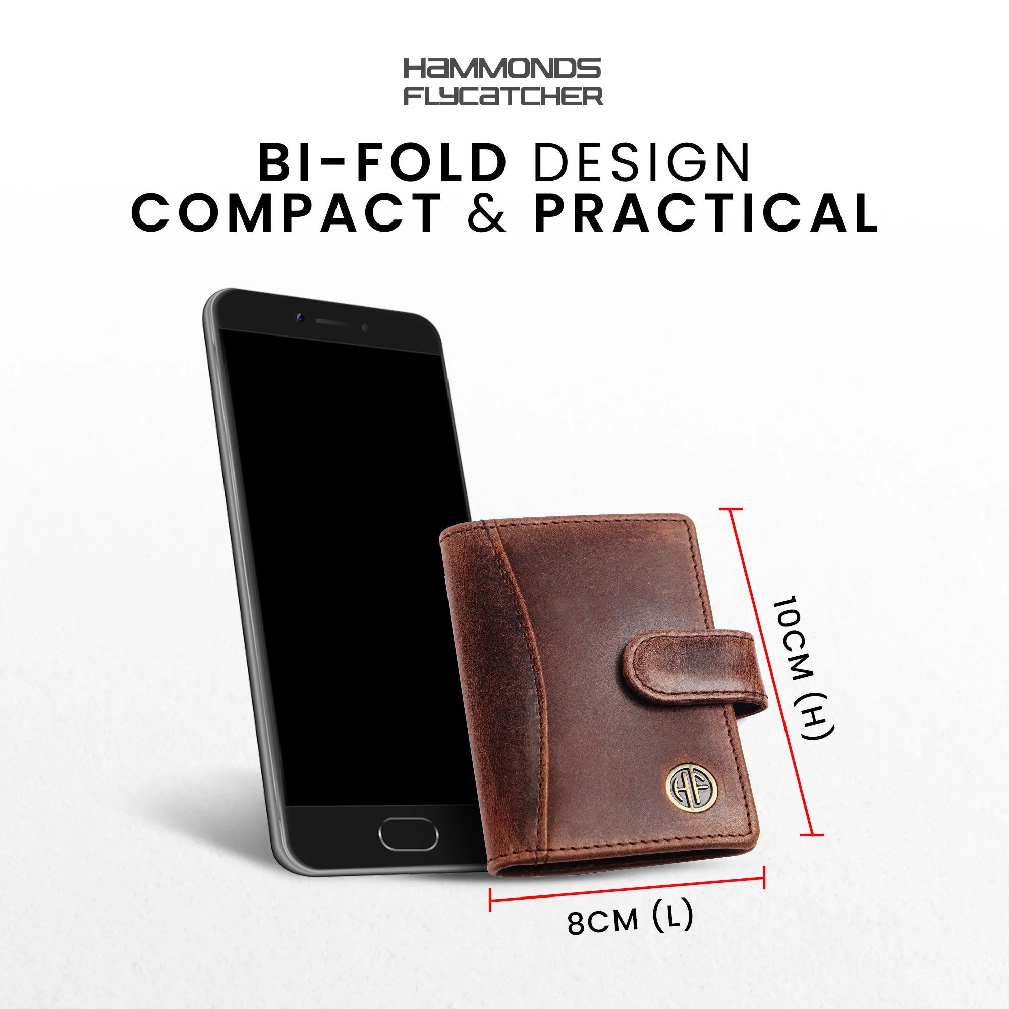 Genuine Leather RFID Protected Card Holder Wallet for Men and Women