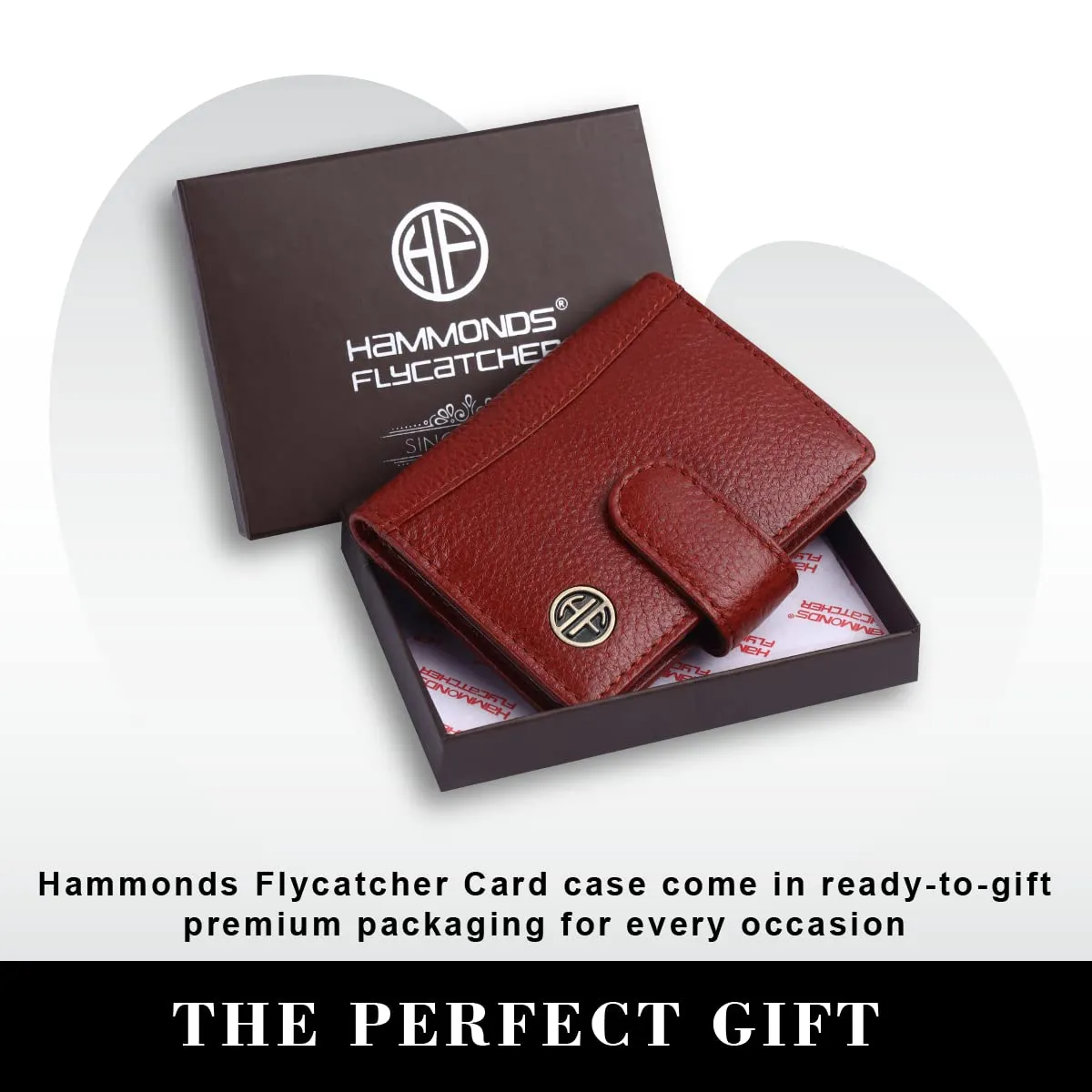 Genuine Leather RFID Protected Card Holder Wallet for Men and Women