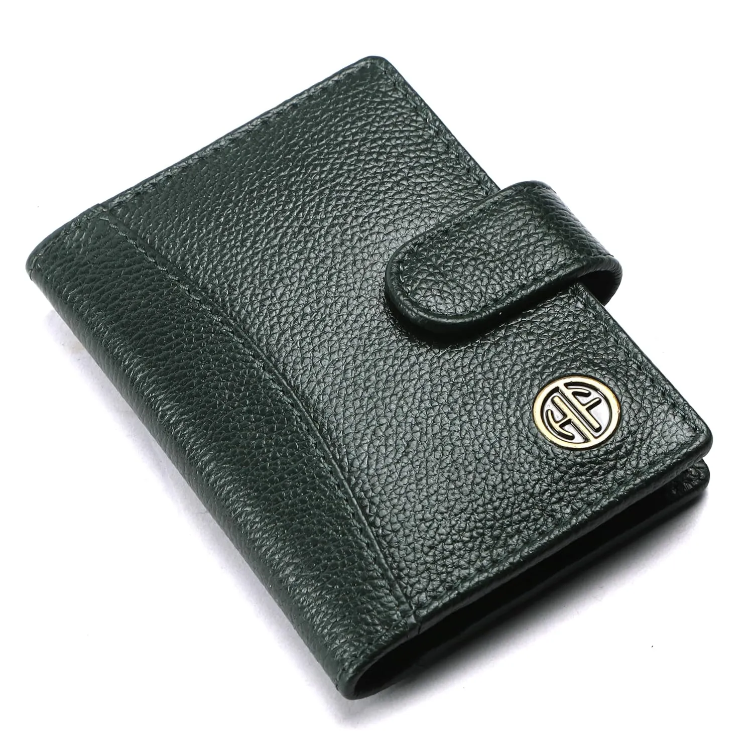 Genuine Leather RFID Protected Card Holder Wallet for Men and Women