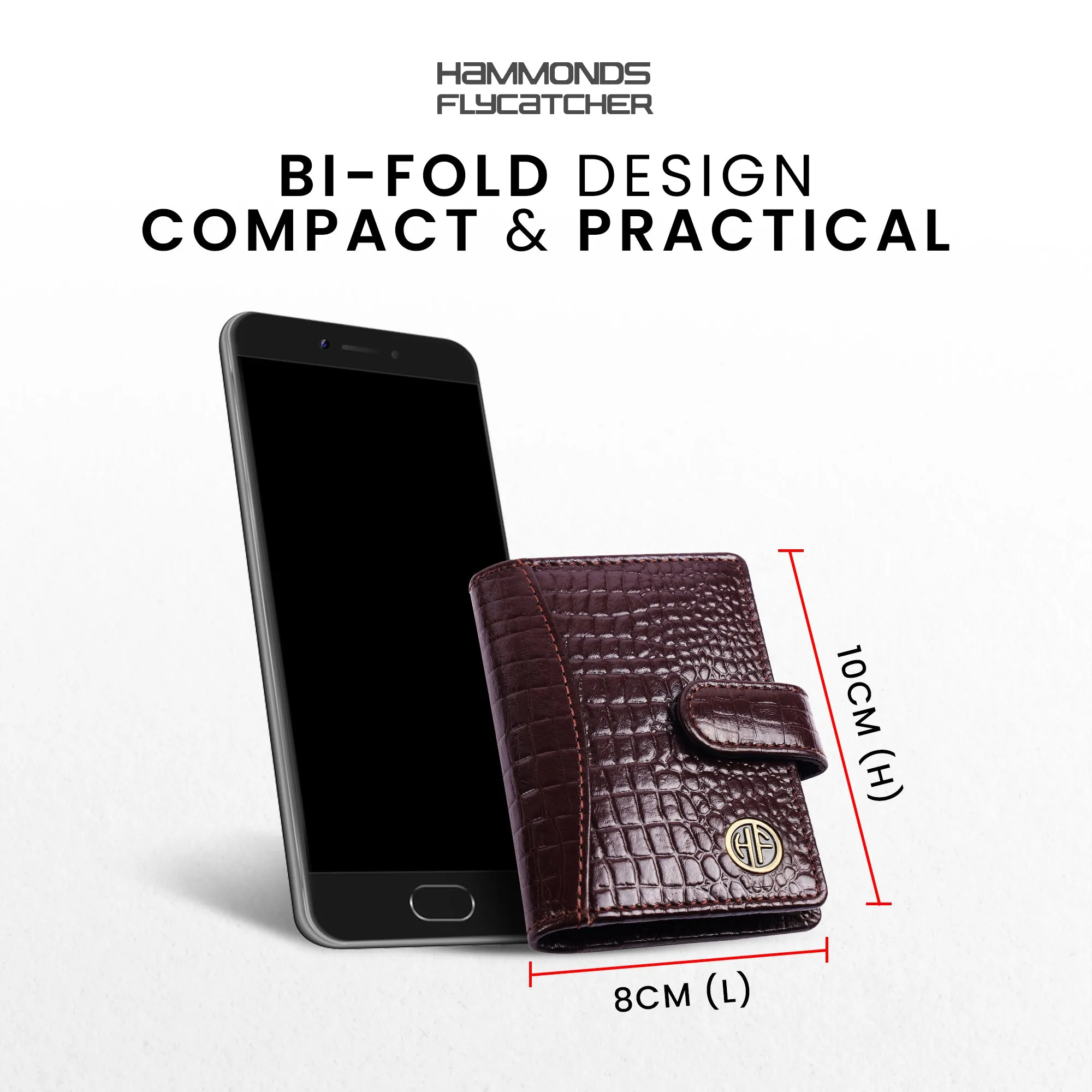Genuine Leather RFID Protected Card Holder Wallet for Men and Women
