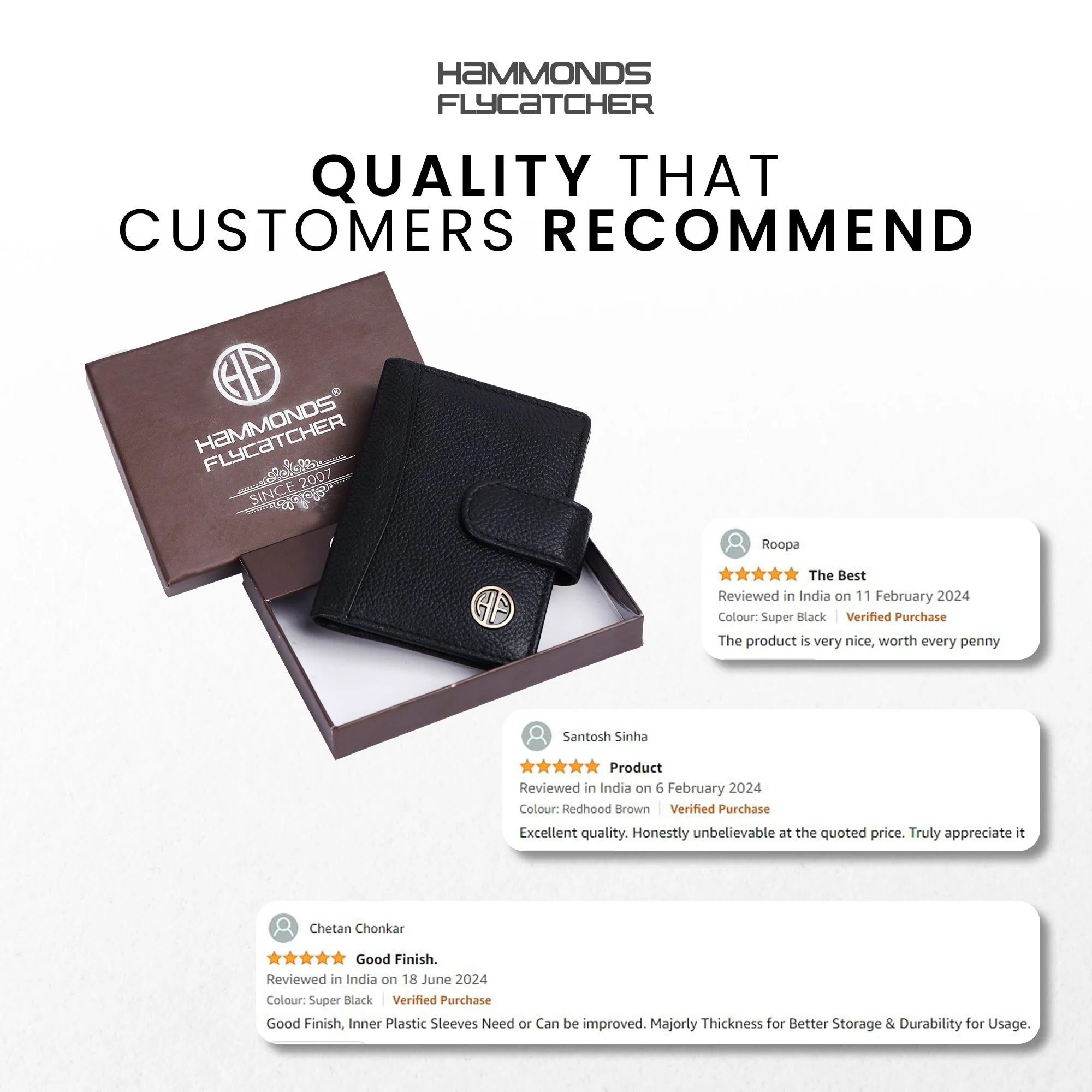 Genuine Leather RFID Protected Card Holder Wallet for Men and Women