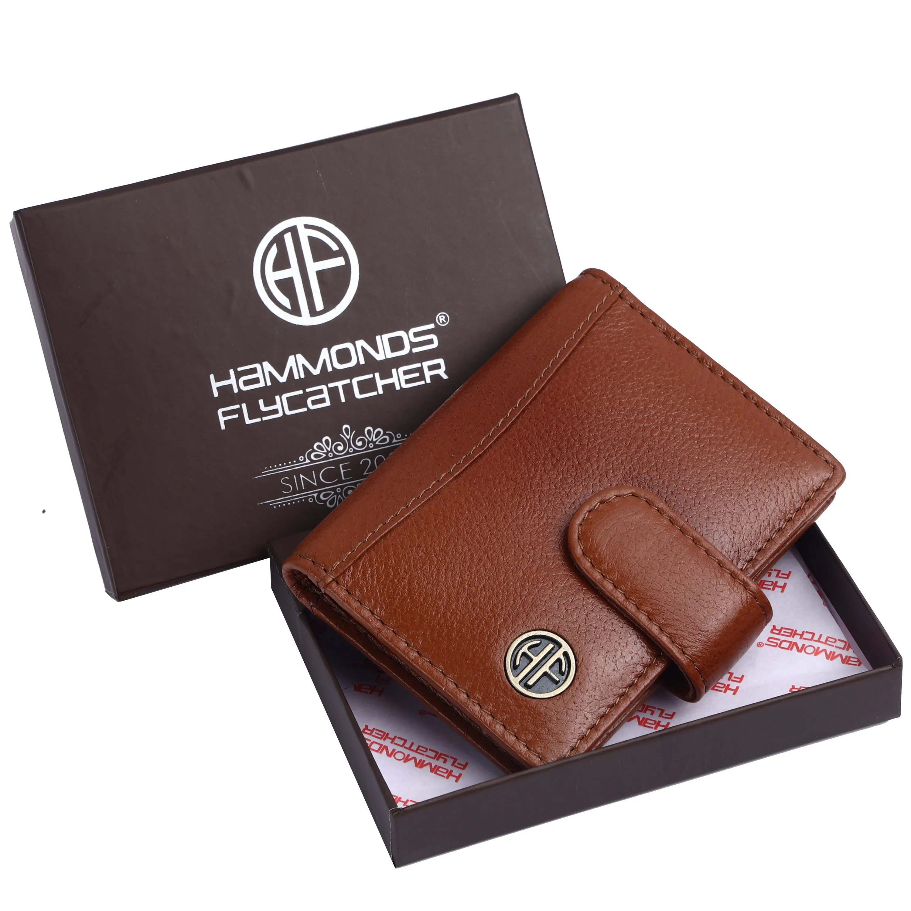 Genuine Leather RFID Protected Card Holder Wallet for Men and Women
