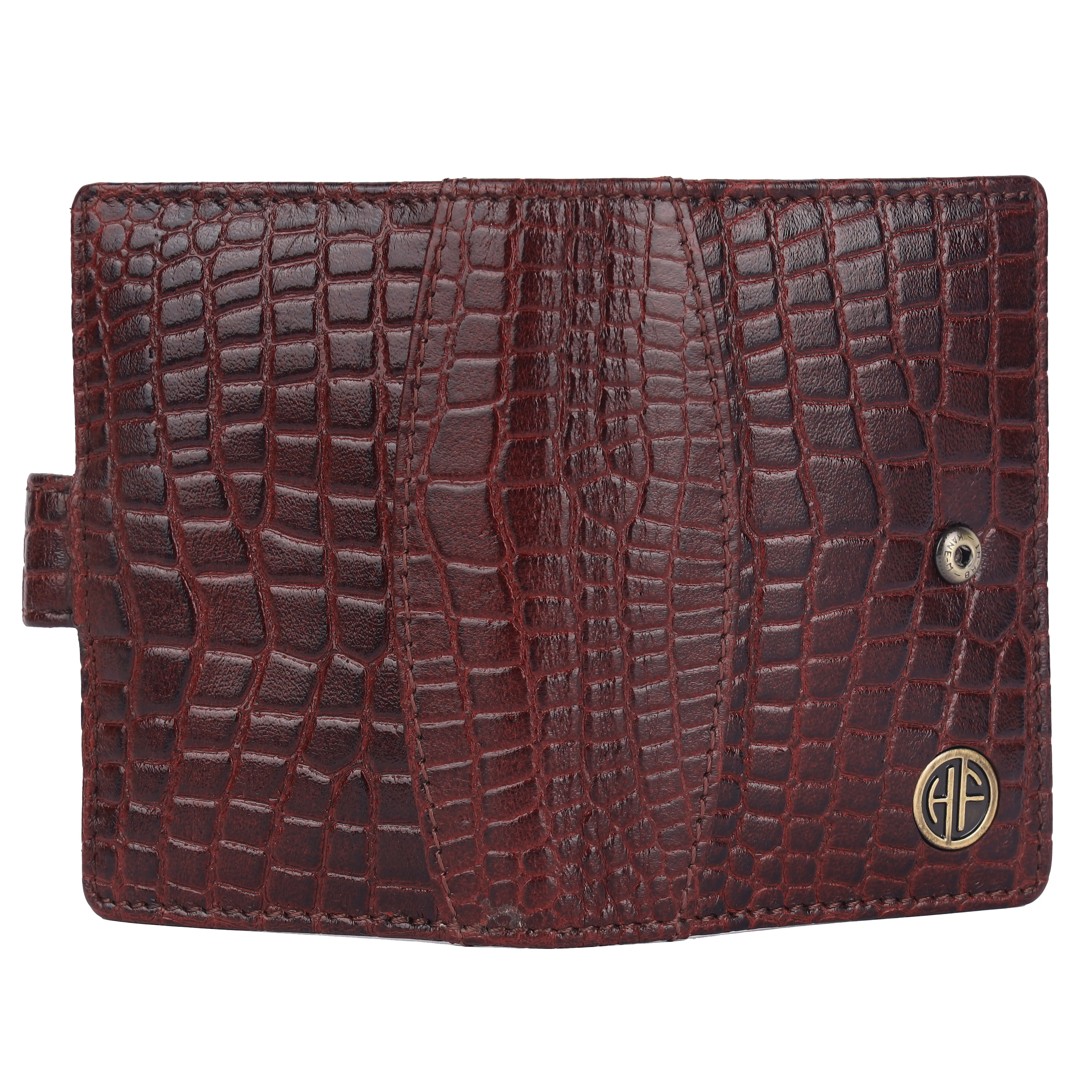 Genuine Leather RFID Protected Card Holder Wallet for Men and Women