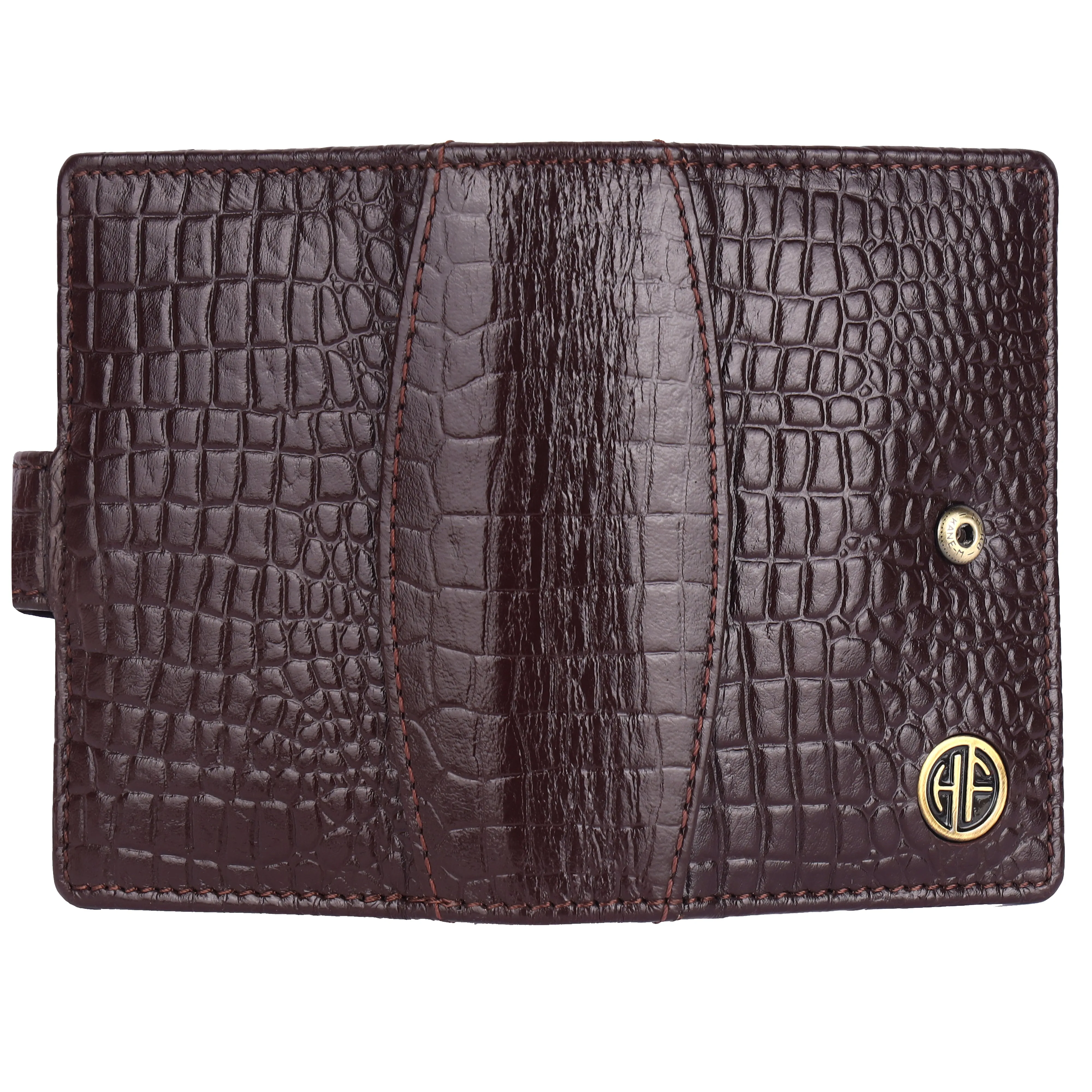 Genuine Leather RFID Protected Card Holder Wallet for Men and Women