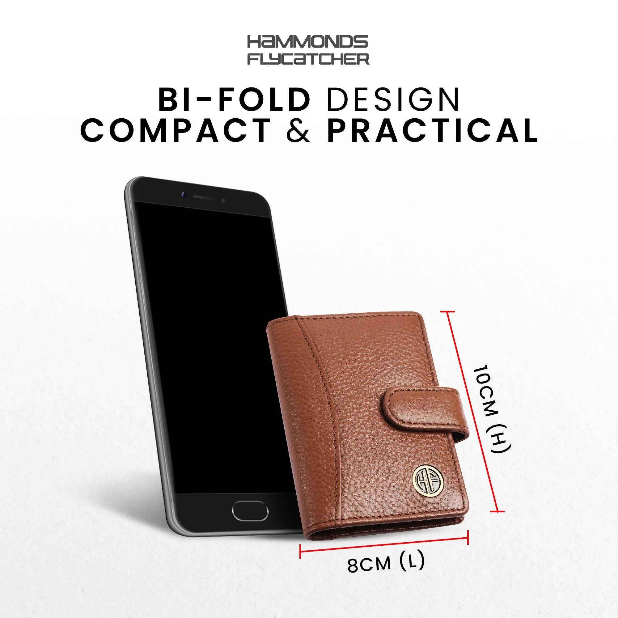 Genuine Leather RFID Protected Card Holder Wallet for Men and Women