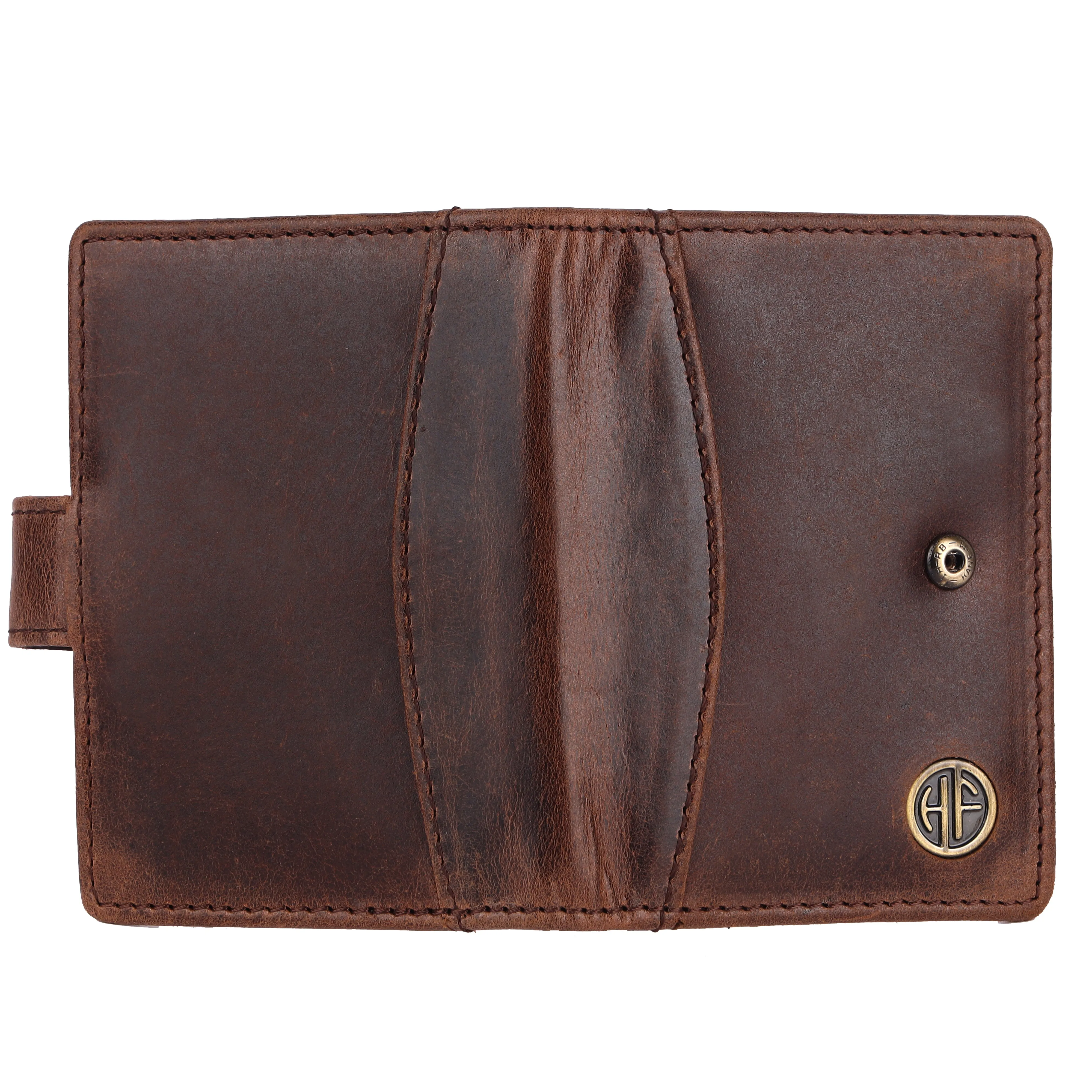 Genuine Leather RFID Protected Card Holder Wallet for Men and Women