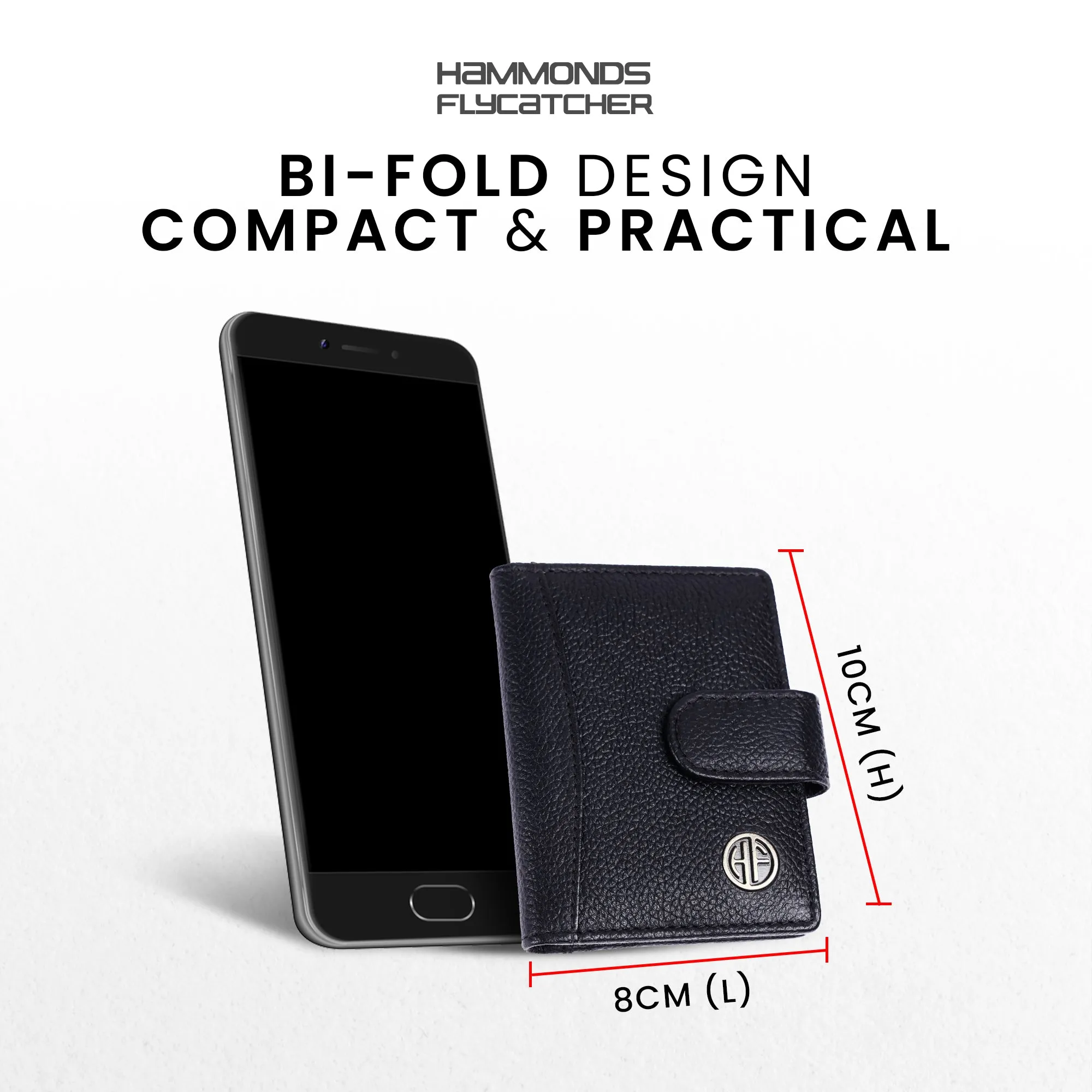 Genuine Leather RFID Protected Card Holder Wallet for Men and Women