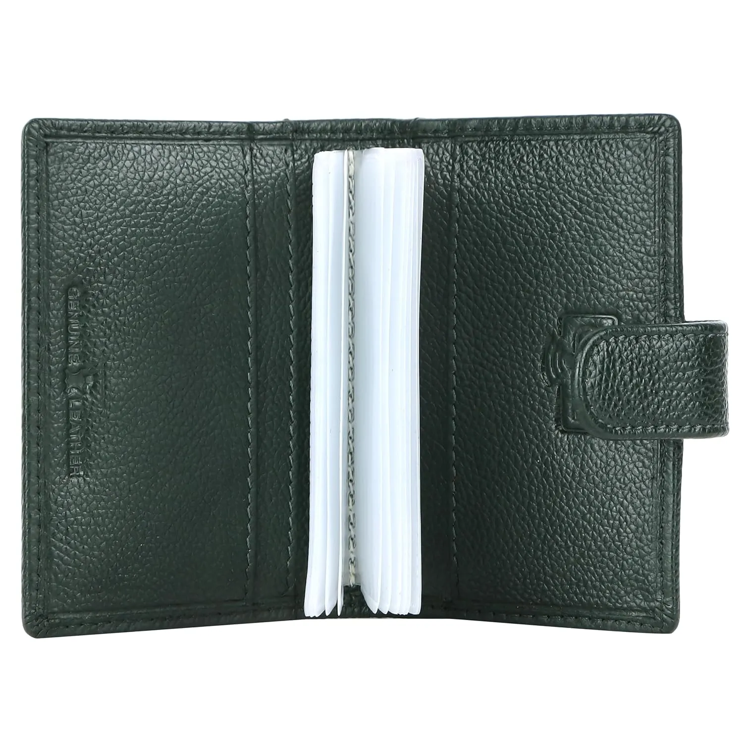Genuine Leather RFID Protected Card Holder Wallet for Men and Women