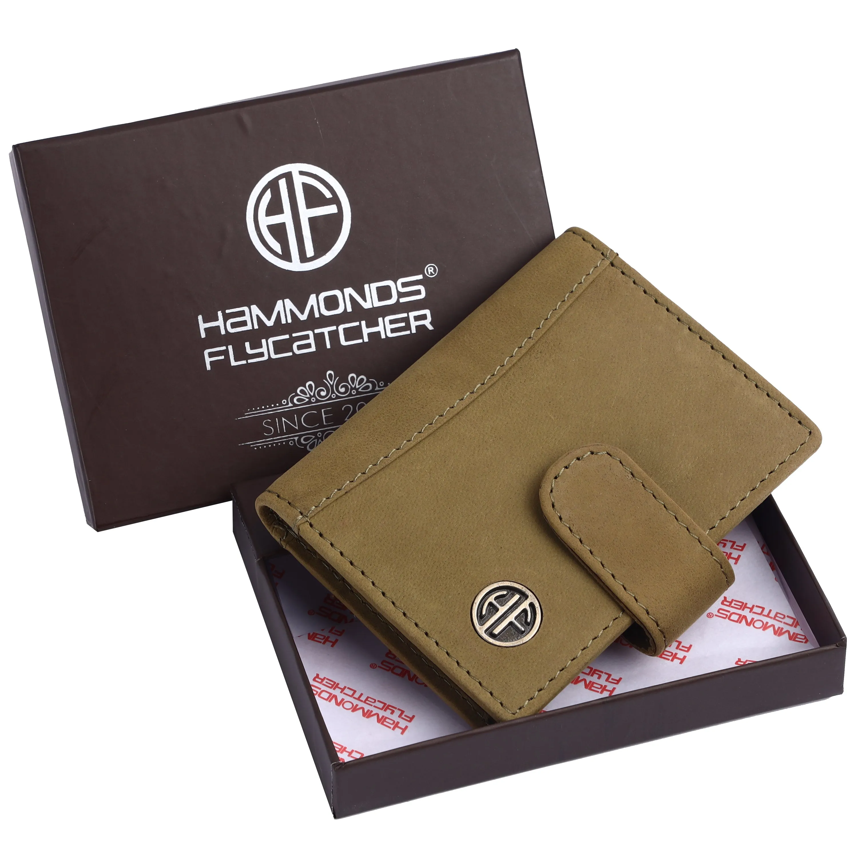 Genuine Leather RFID Protected Card Holder Wallet for Men and Women