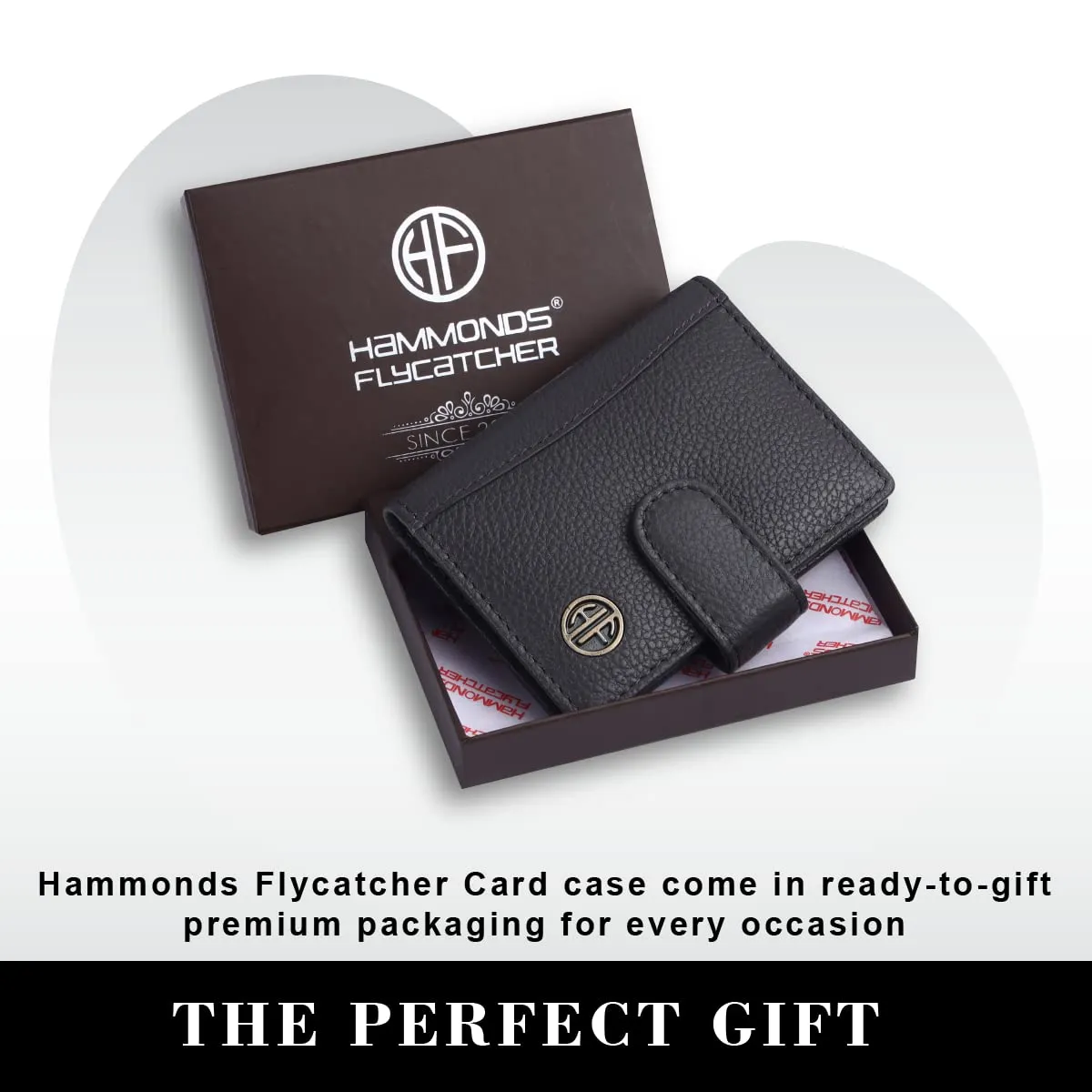 Genuine Leather RFID Protected Card Holder Wallet for Men and Women