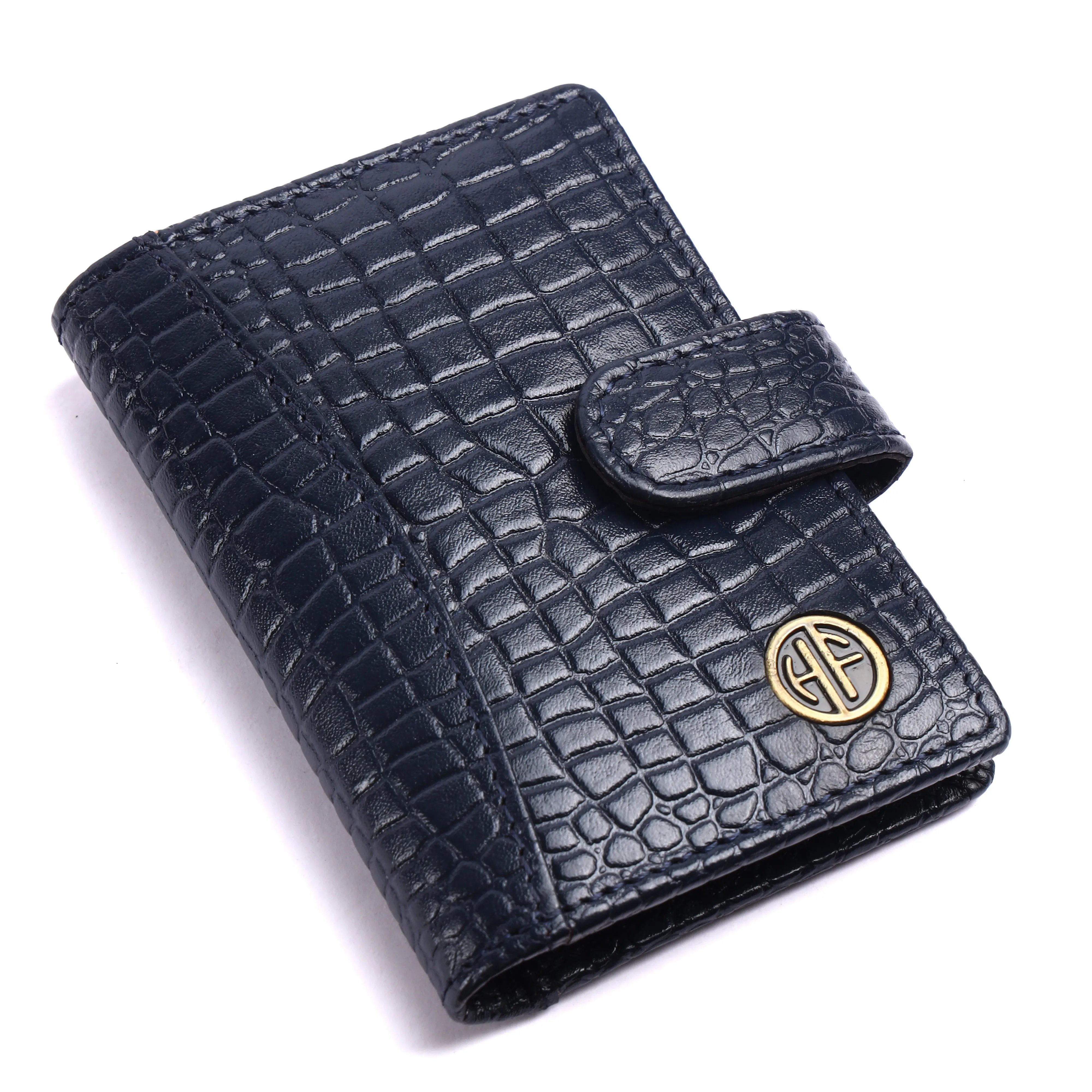 Genuine Leather RFID Protected Card Holder Wallet for Men and Women